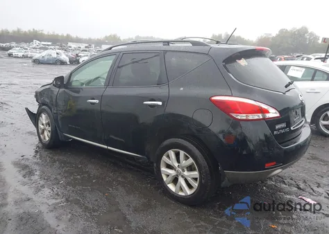 2012 Nissan Murano Sl from USA, damaged, VIN JN8AZ1MW5CW211943
